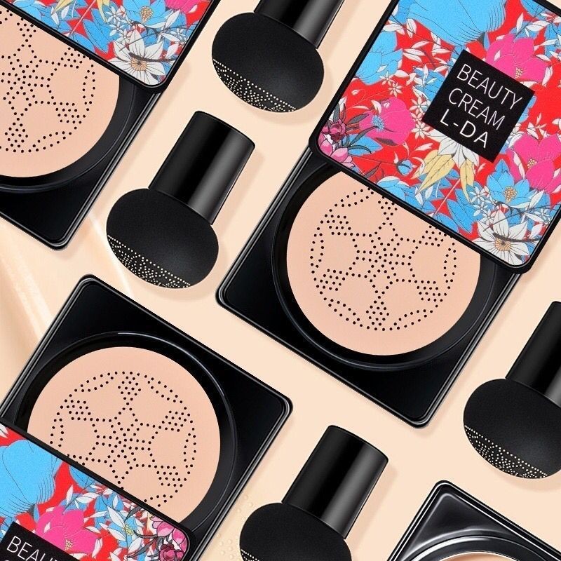 BB Cream/Base/Corretivo com Esponja com Formato de Cogumelo/Base Clareador Maquiagem Creme Clareador