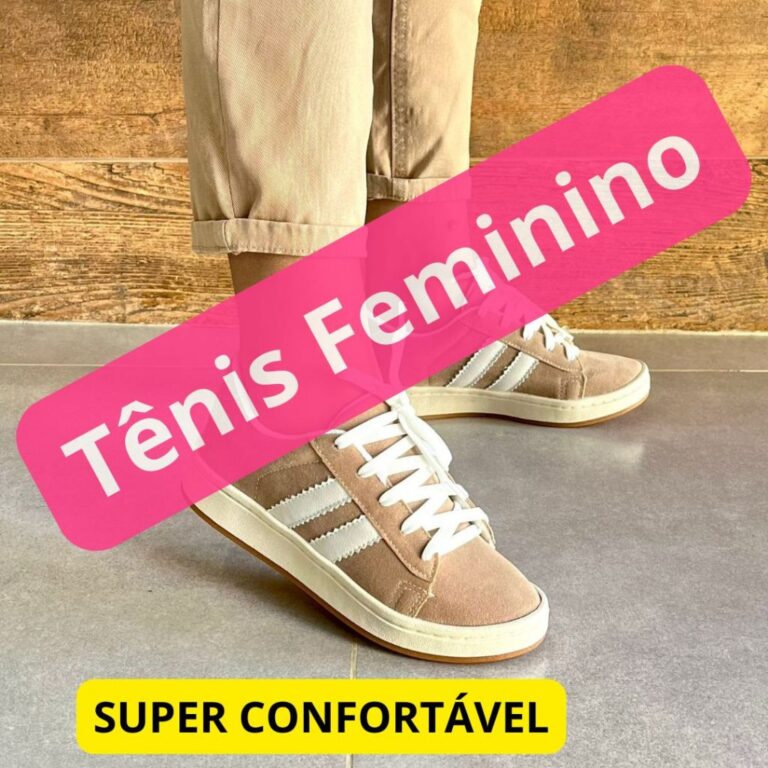 Tênis Feminino Casual Cano Baixo Camurça Confort