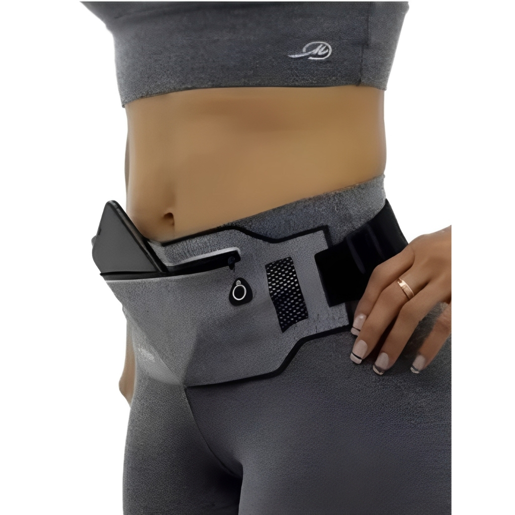 Pochete Fitness Esportivo Doleira Impermeável Corrida Celular Exercicios Academia Slim 4089