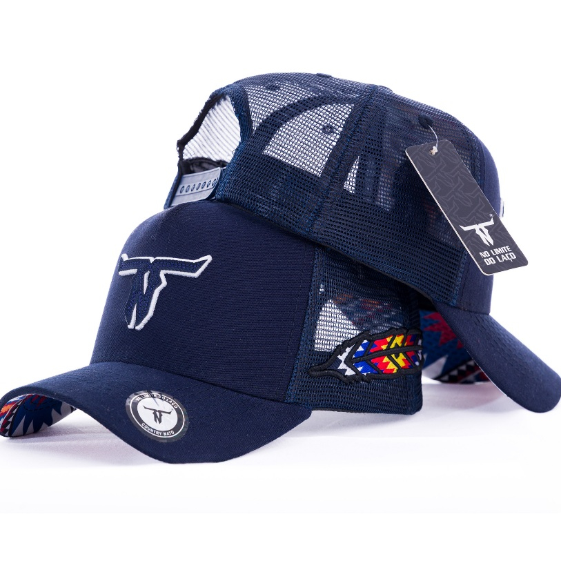Boné Country Trucker Americano Tela ORIGINAL No Limite Do Laço