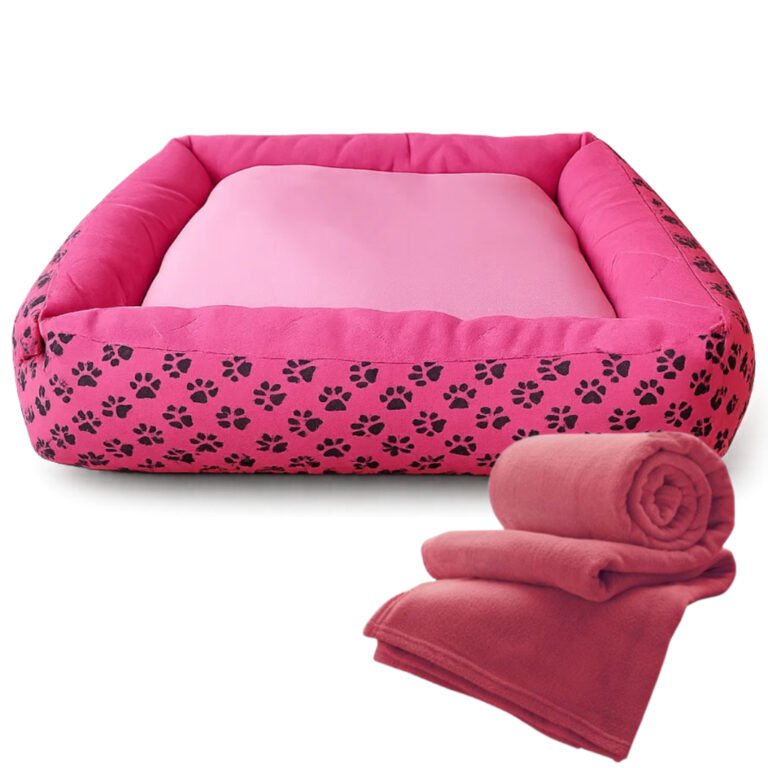 Kit Cama Pet Manta Grande 80x60cm Caminha Pet Casi