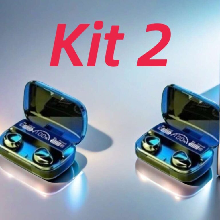 Kit M10 Bluetooth 5.3 Fones de ouvido sem fio TWS 