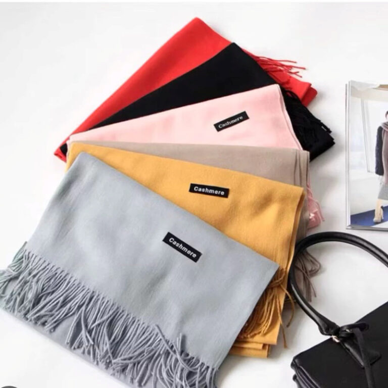 KIT 5 Cachecol Inverno Lenço Pashmina Caixa Cega 