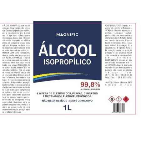 ALCOOL ISOPROPÍLICO | LIMPEZA PROFISSIONAL DE ELE
