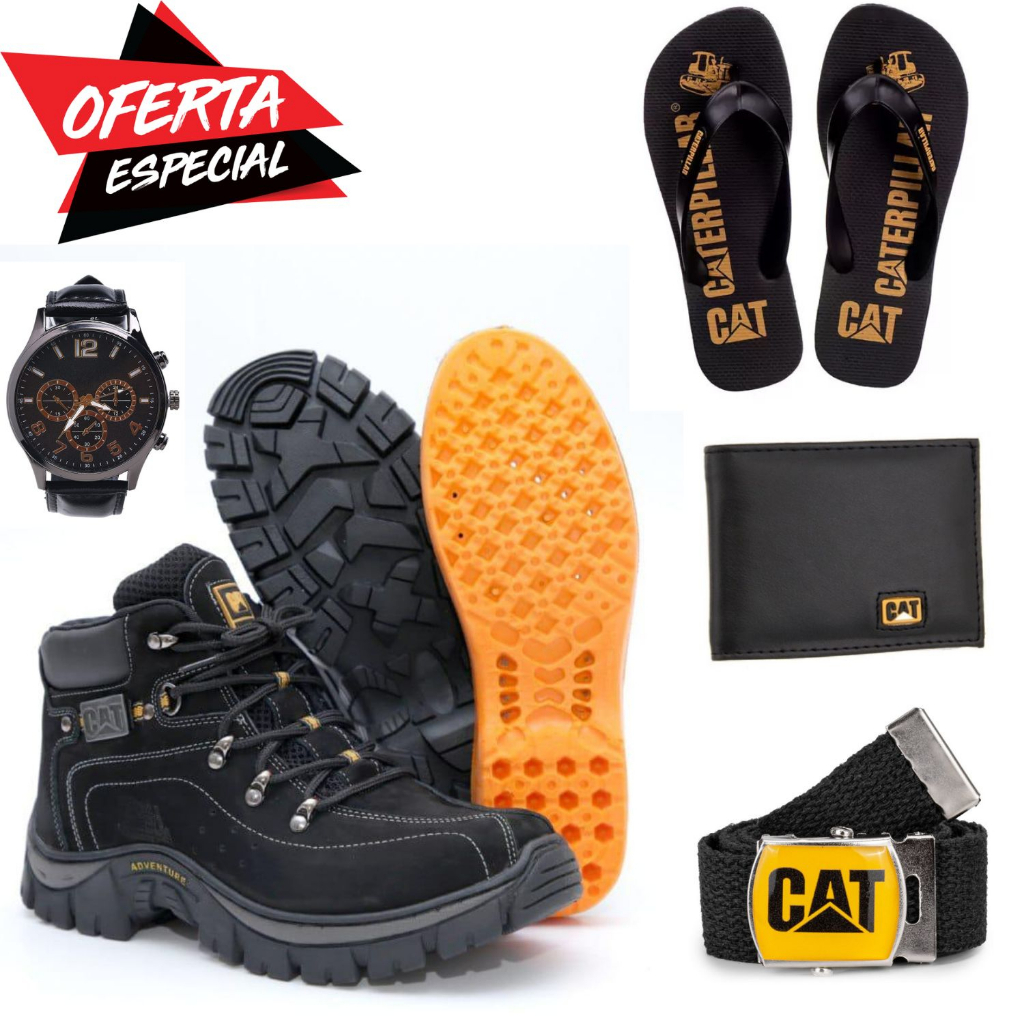 Bota Coturno Bullgat Masculino Oferta + Kit Completo