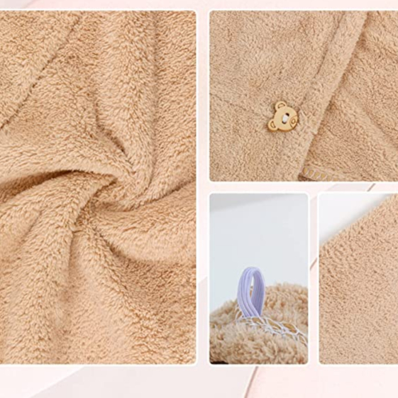 20 Pcs Toalha Mágica para Secar Cabelo de Microfi