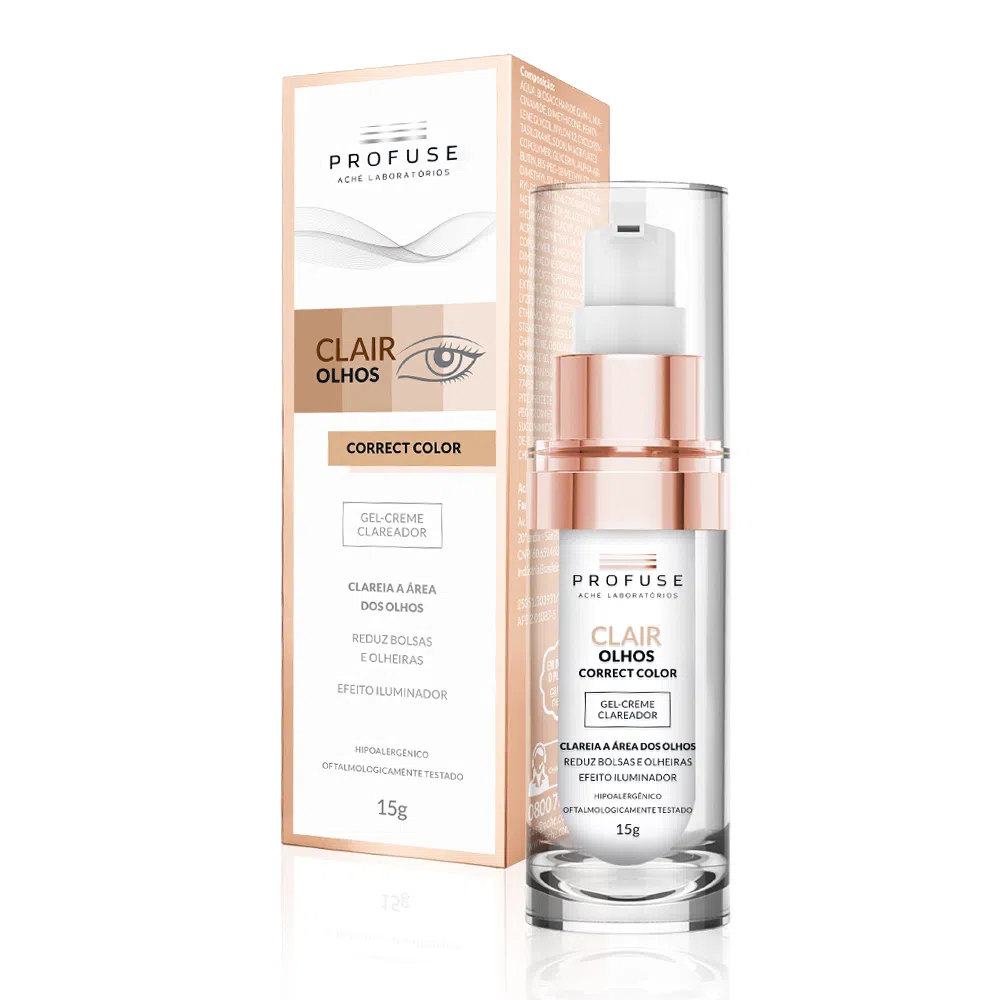Gel creme clareador Profuse Clair Olhos Correct Color 15g