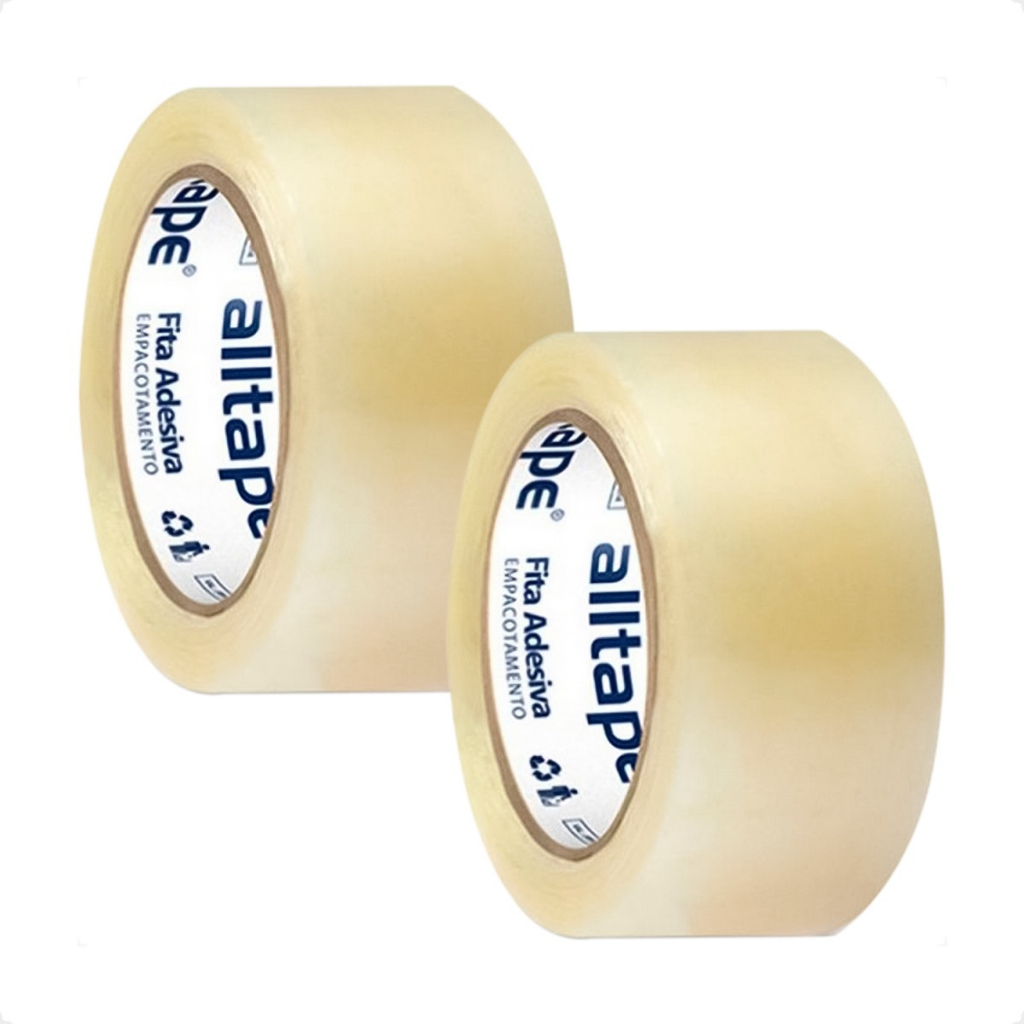 Kit 2 Fita Adesiva BOPP Transparente Alltape SK270 – 45x 100 metros