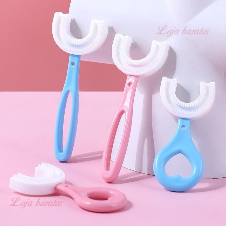 Escova de dentes em forma de U de 360 graus para c