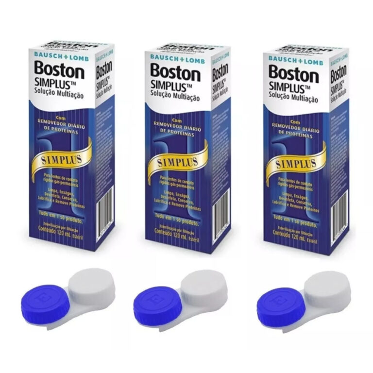3 Boston Simplus 120ml Solução Multiação P/ Le