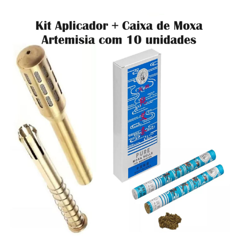 Bastão Aplicador Mais Moxa Bastão Caixa Com 10 U