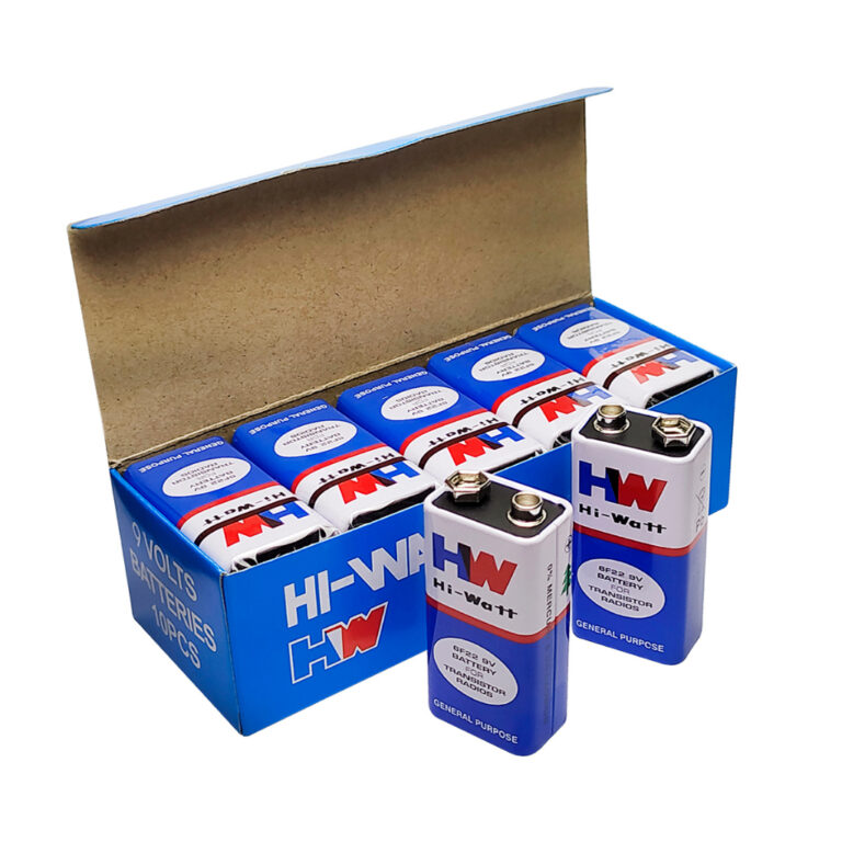 10 Unidades De Bateria 9v Pilha 6f22m HW