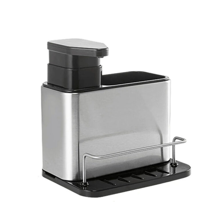Escorredor Dispenser Detergente Suporte Inox Talha