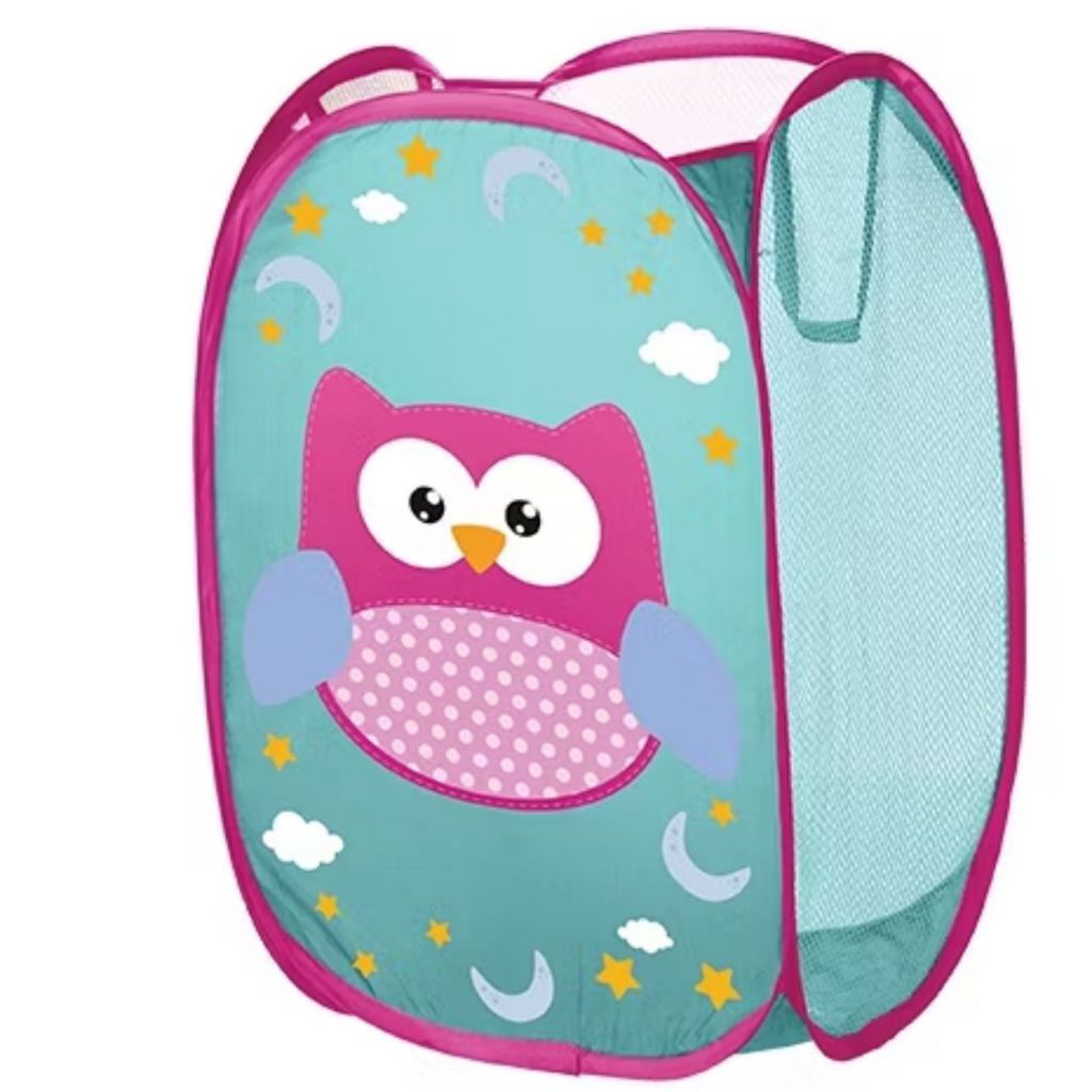 Cesto Organizador Roupas Brinquedos Infantil Dobrável Menina e Menino