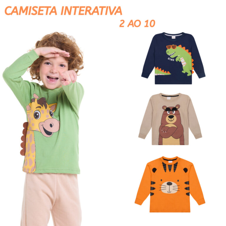 Kit 2 Camisetas em Meia Malha Premium Manga Longa 