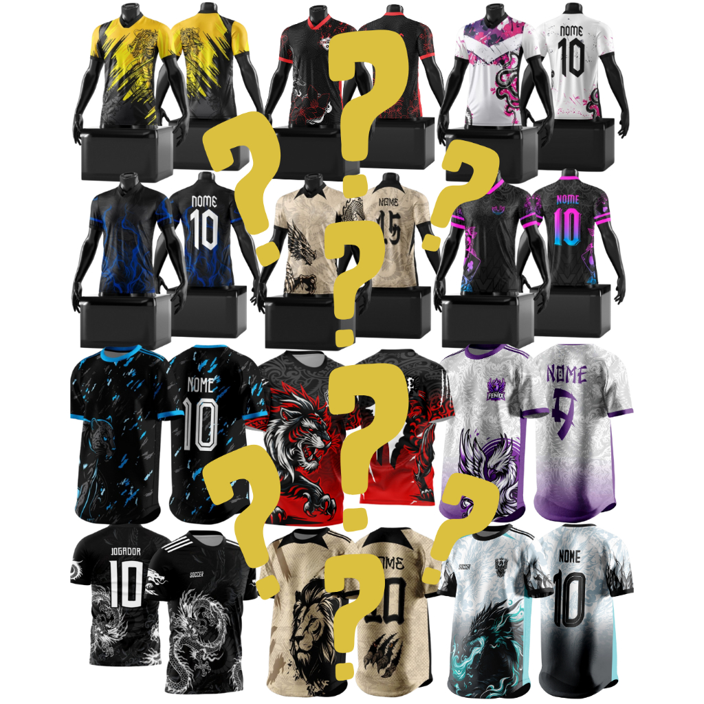 Kit camisetas super queima de estoque Super saldão camiseta surpresa interclasse/futebol/jogos inter