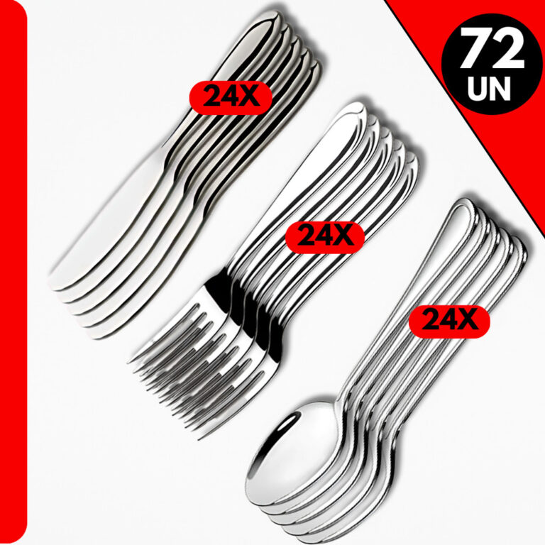Conjunto Cozinha 72 Talheres Inox – Colheres