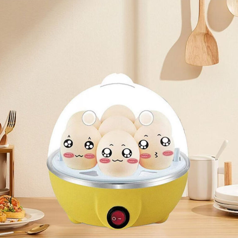 Cozedor de Ovos Elétrico Portátil Cozinha à Vap
