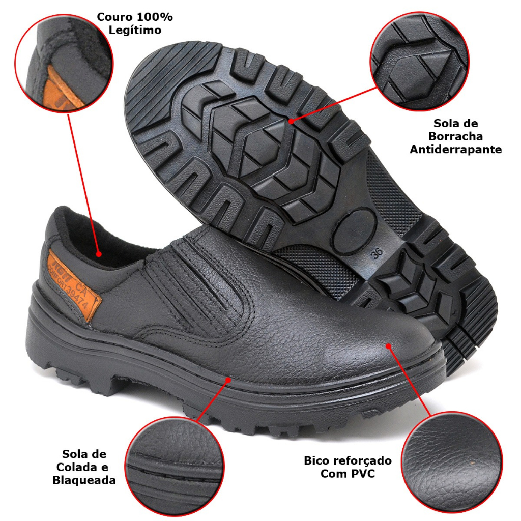 Sapato de Seguranca com Ca