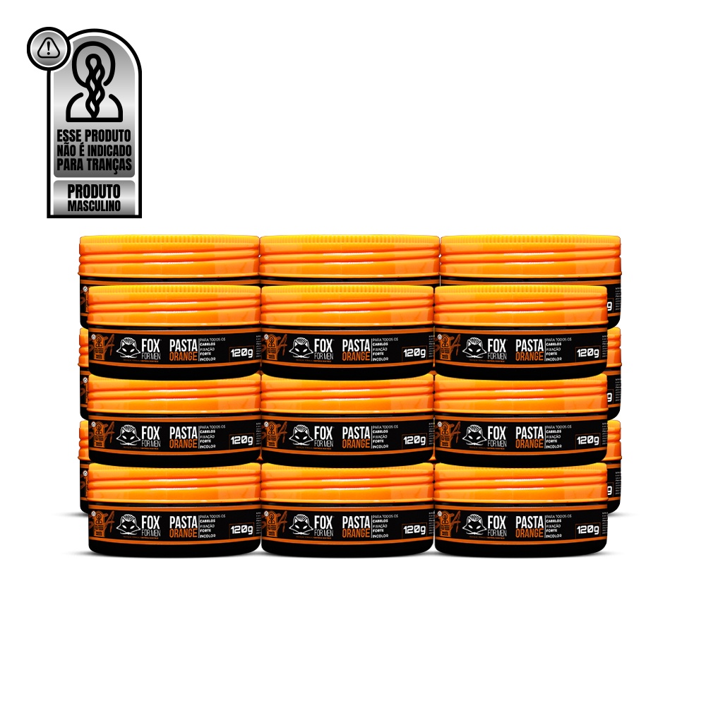 Pasta Orange 120g – Fox For Men – 18 Unidades