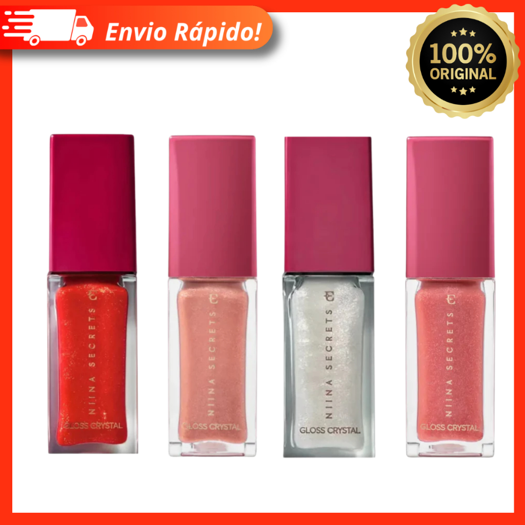 Gloss Labial Crystal Niina Secrets Fórmula Confortável e Antioxidante 7ml – Eudora