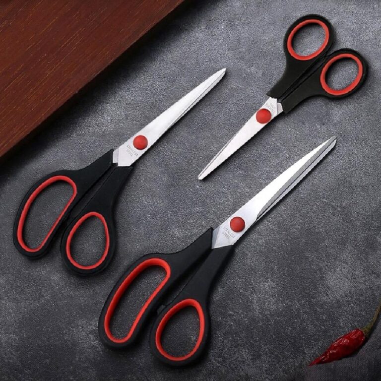 Kit 3 ou 5 Tesouras Em Aço Inox Corte Costura Art