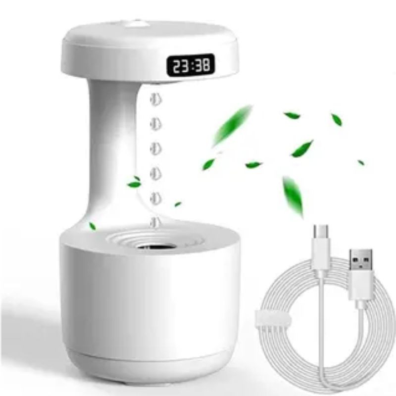 Umidificador Gotas LED – Controle e Saúde Indispensável