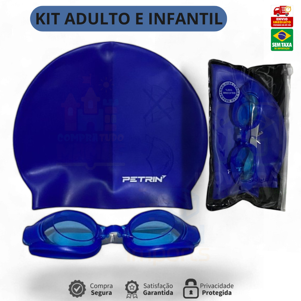 Óculos de Mergulho Natação com Touca ORIGINAL