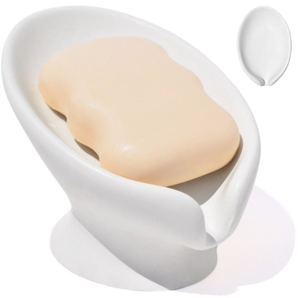 Saboneteira Porta Sabonete Banheiro Moderna Luxo 13cm em Cimento