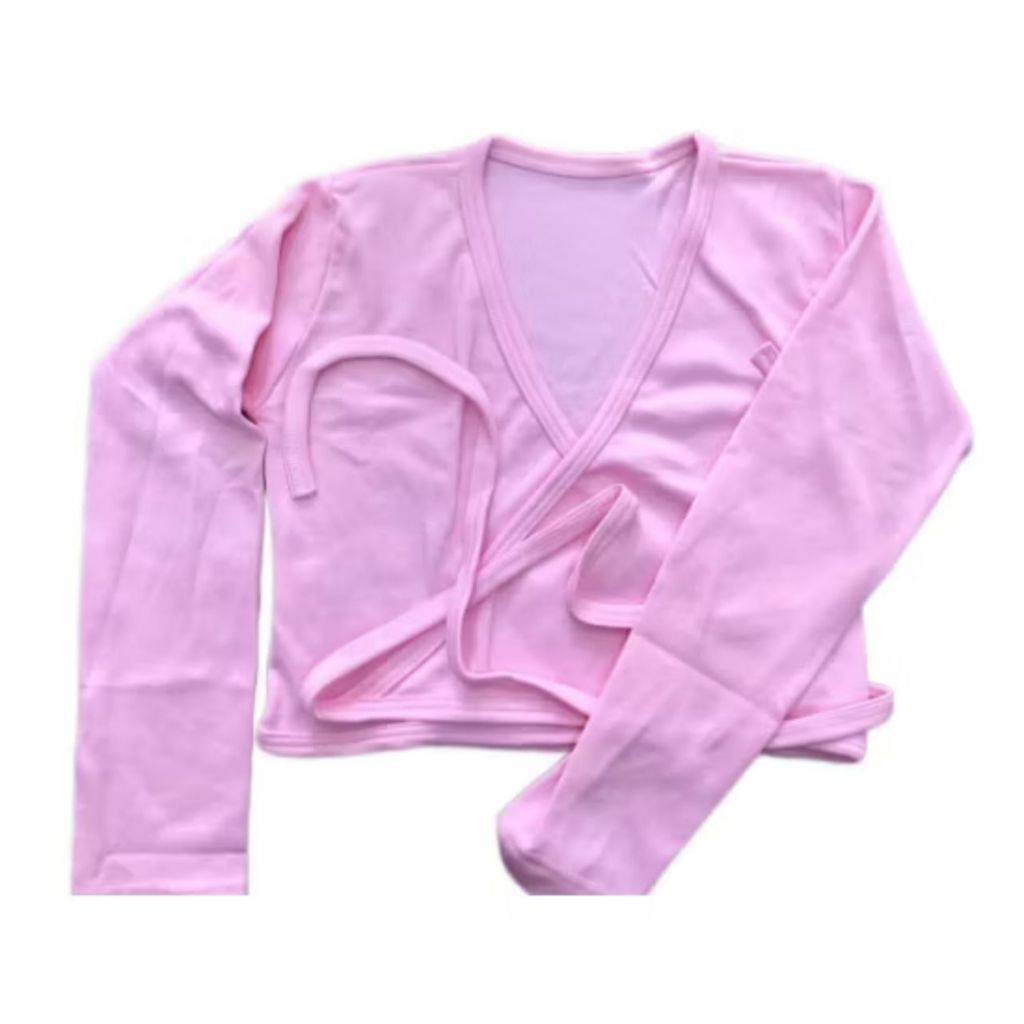 Casaquinho Infantil/Juvenil – Transpassado (Ballet) – ROSA