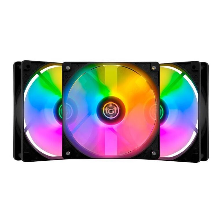 Kit Ventoinhas TGT Striker, Rainbow, 3x120mm, TGT-