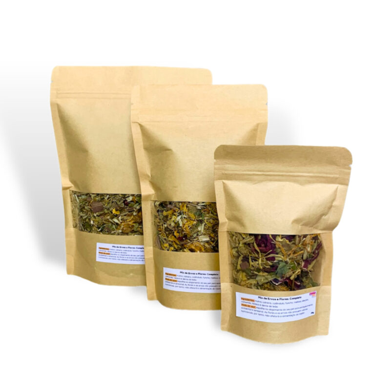 Mix de Ervas e Flores para Hamster Roedores Porqui
