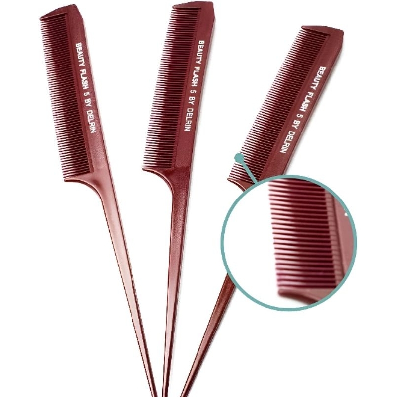 kit 3 pente de química para salão de beleza by Derlin semelhante ao krest