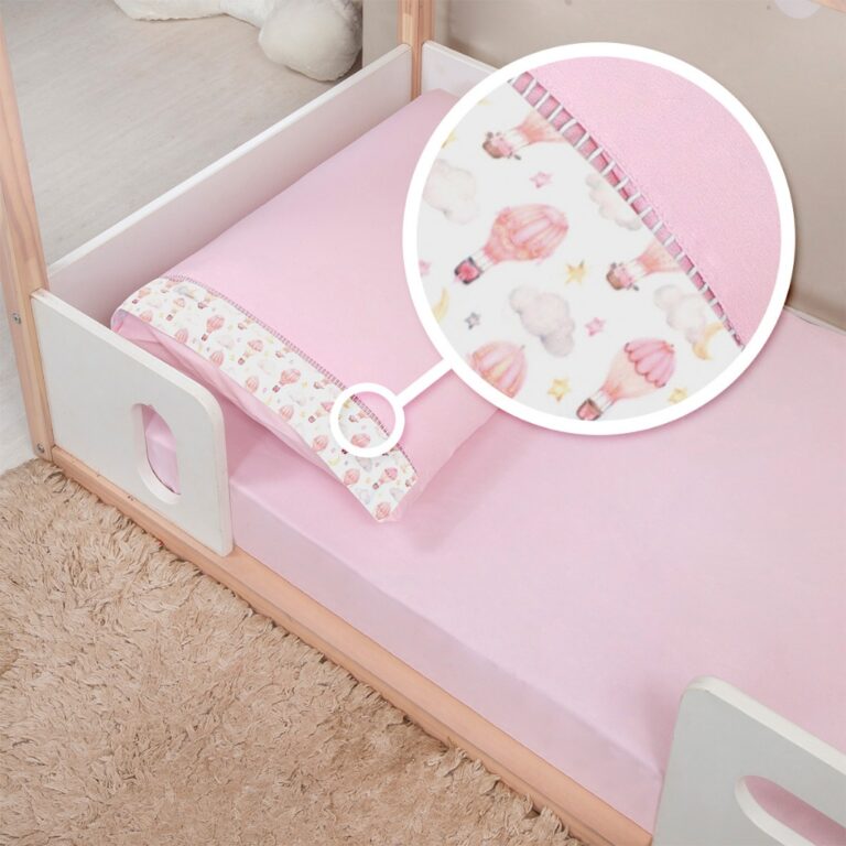 Lençol Para Cama Montessoriana Infantil 02 Peças