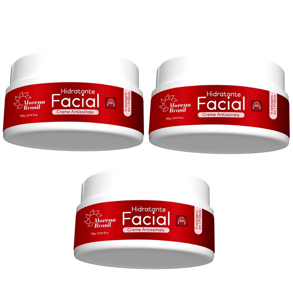 Kit Creme Antissinais Morena Brasil – Diga Adeus às Rugas  Pele Jovem e Radiante