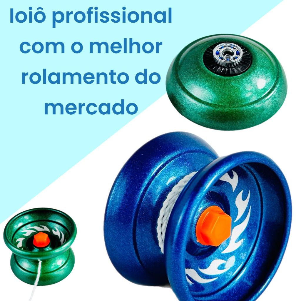 Ioio De Metal Com Super Rolamento Responsivo O Melhor Do Brasil Preço De Promoção Para Presentes Par