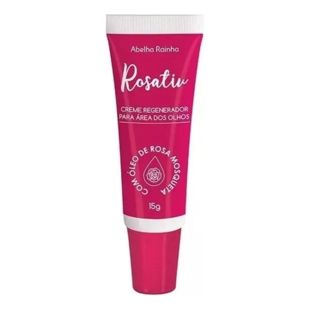 Creme Regenerador Para Área Olhos Rosa Mosqueta Abelha Rainha Rosa Mosqueta