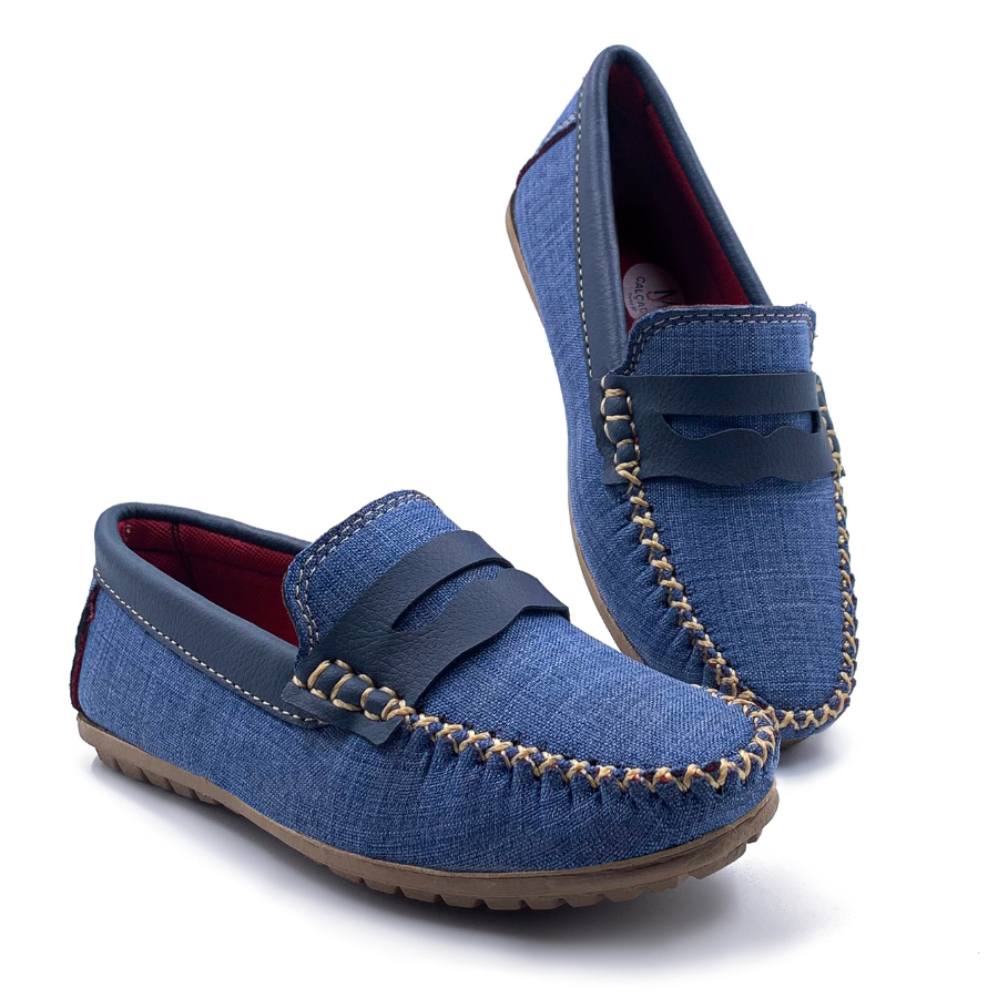 Sapato Mocassim Menino Sapatilha Infantil Masculino Casual Kids Confortável 25 ao 36 Forma Padrão