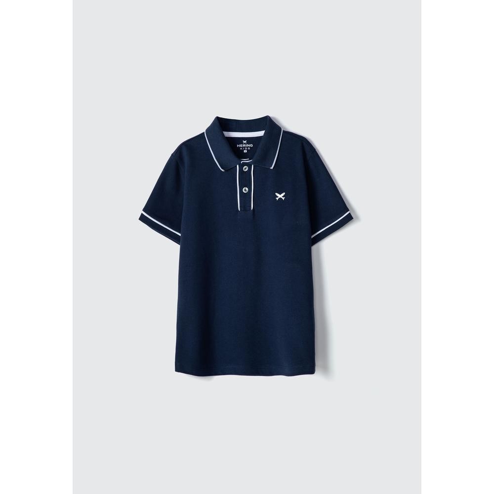 Camisa Polo Básica Infantil Menino Em Algodão Hering Kids
