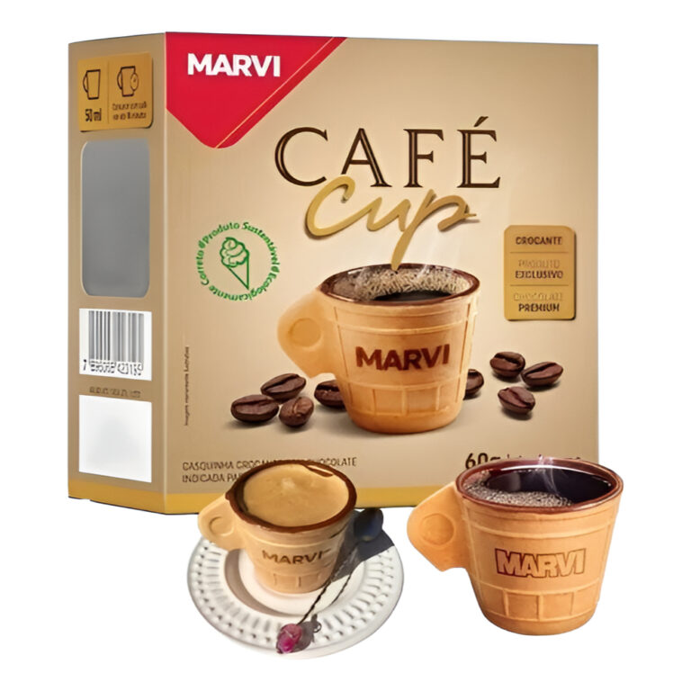 Xicara Casquinha Café Cup com Chocolate Marvi Com