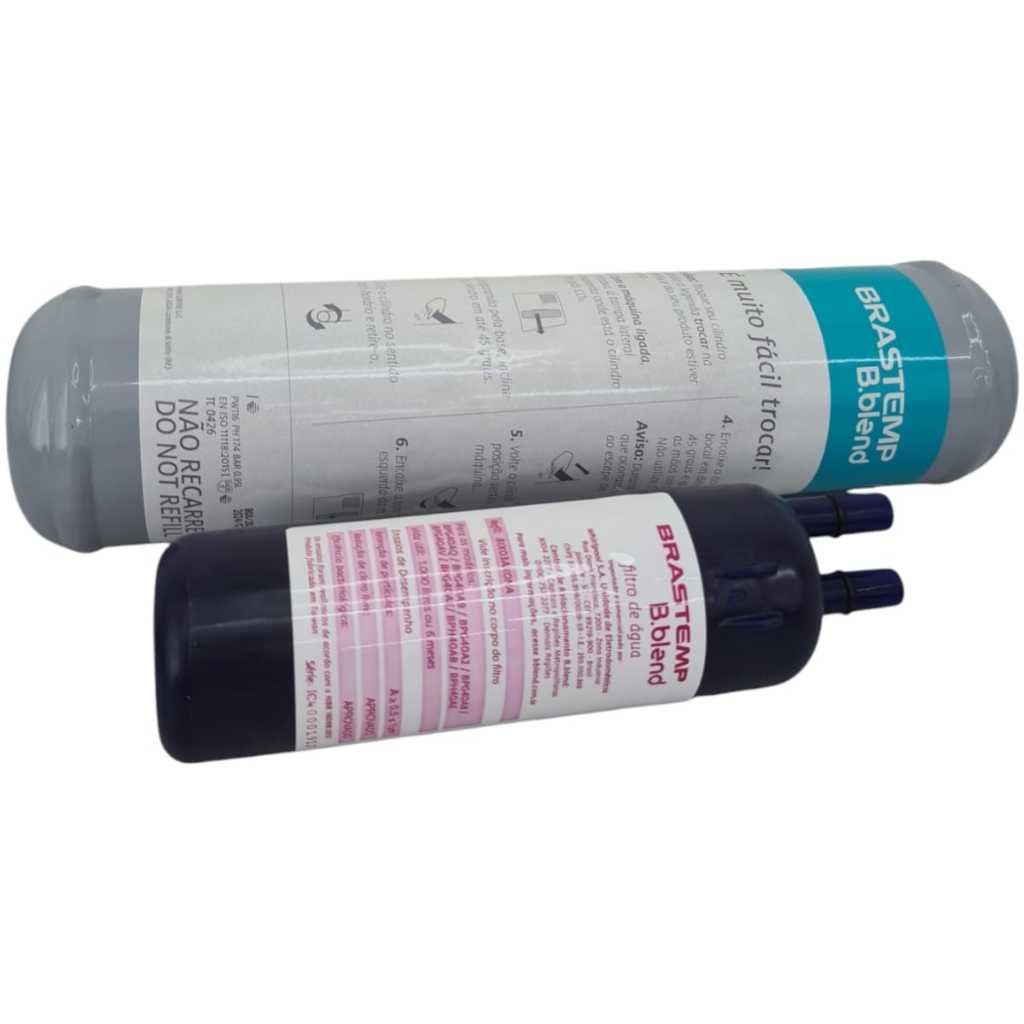Kit Filtro de Agua + Carbonatação Para Máquinas De Refrigerante Bebidas B Blend Original W11387305 W
