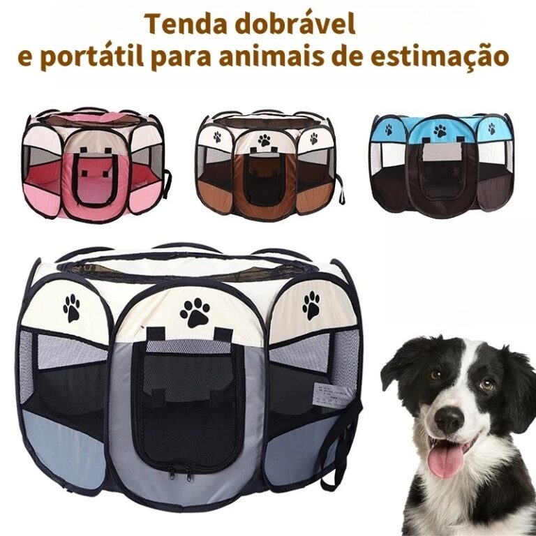 Tenda cercadinho canil cachorro Canil de fácil op