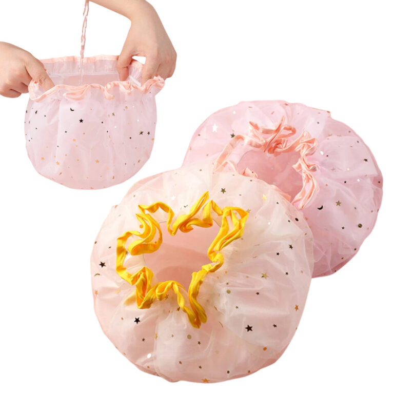 Kit 2 Touca De Banho Impermeável Camada Dupla El�