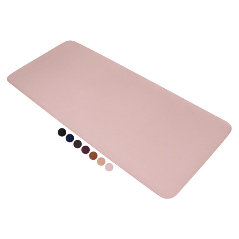 MousePad Grande Rosa Desk Pad Couro Gamer Office