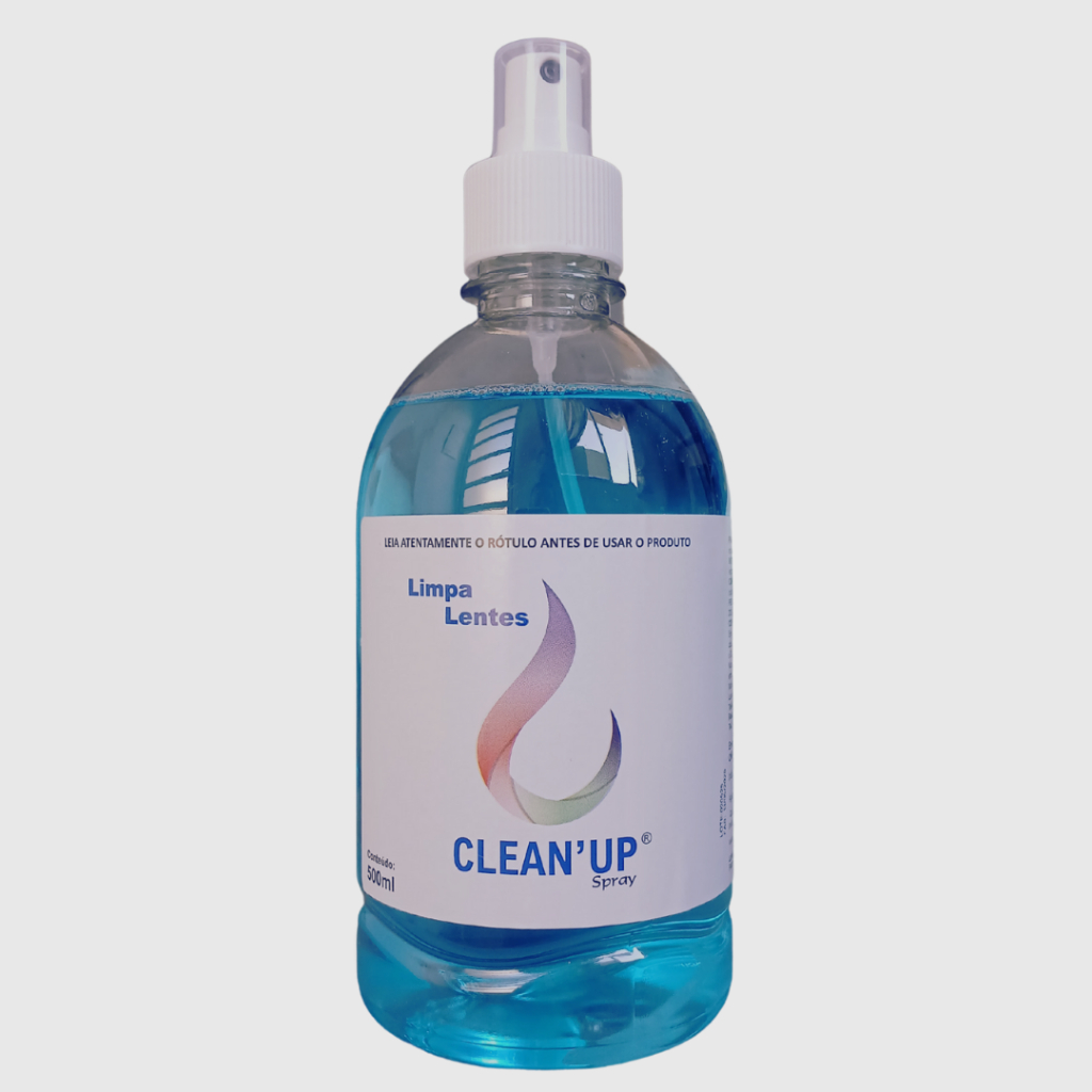 Limpa Lentes CleanUp 500ml  Para Óculos Celular Computador Tablet