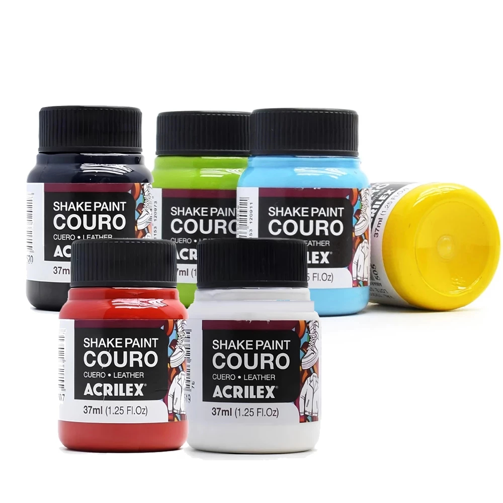 Tinta Para Couro Shake Paint Fosca 37ml Acrilex – (Pode Escolher a Cor)