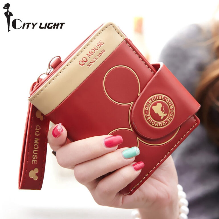 Bolsa de Mão/Carteira Feminina Zíper Porta Moeda