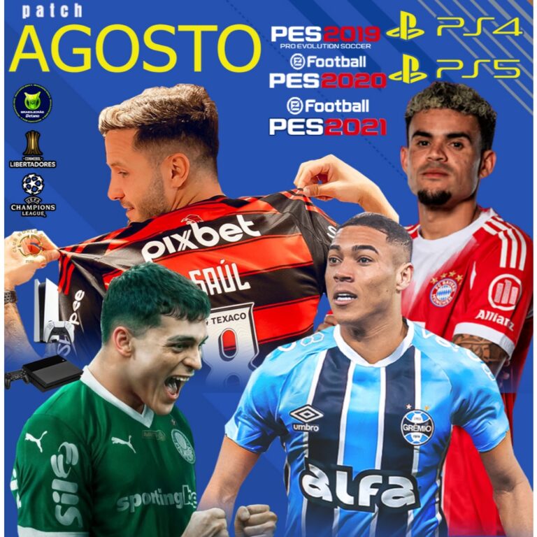 FUTEBOL ATUALIZADO  P/ JOGO PRO EV.LTION 2020 E JO