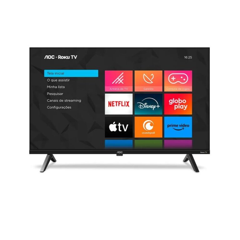 Smart Tv 40 Aoc Led Full Hd Roku Tv Conversor Digi