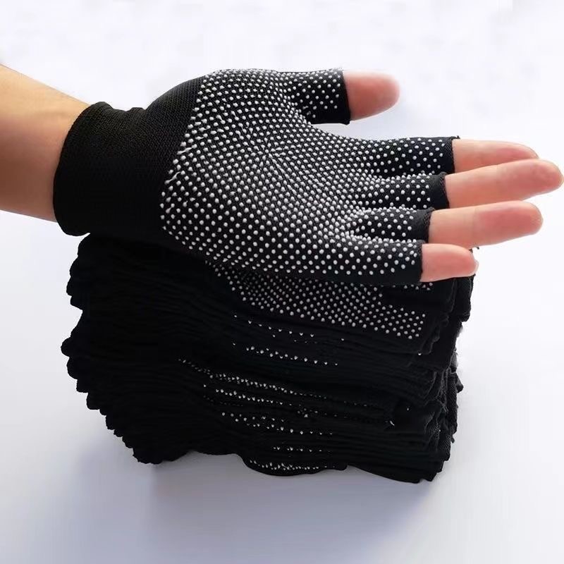 Luva Emborrachada Sem Dedo Unissex – Resistente e Durável